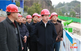 符家盛带队调研重点项目建设