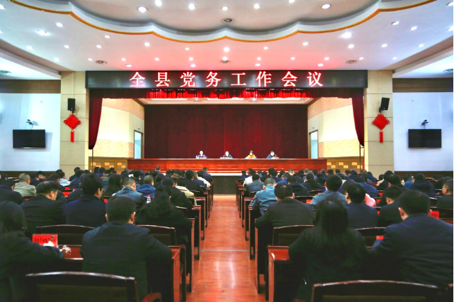全县党务工作会议召开 符家盛讲话