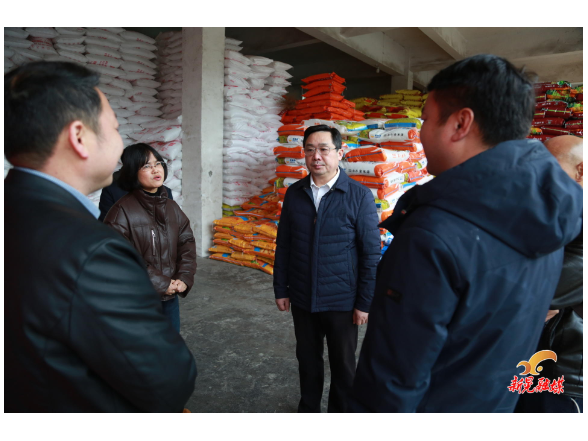 符家盛到晃州镇调研春耕备耕工作