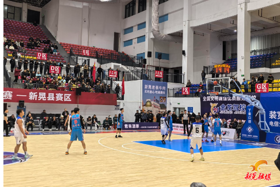 怀BA新晃主场迎战鹤城 奋勇拼搏尽显侗乡风采