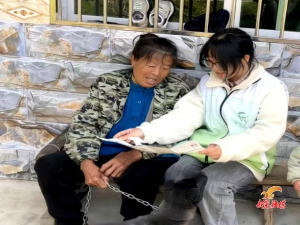 贡溪镇：民政联动社工站 惠民政策送上门