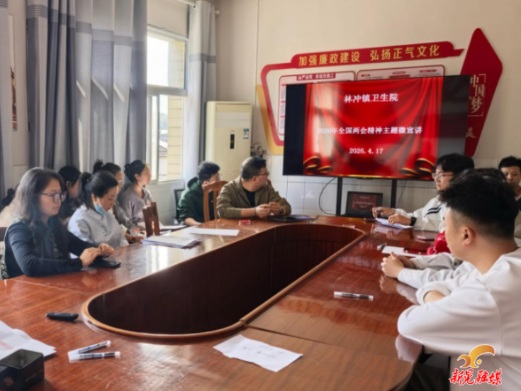 林冲镇卫生院组织开展微宣讲活动