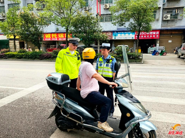 新晃公安扎实开展摩电车辆交通违法专项整治