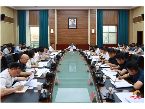 符家盛主持召开七十周年县庆筹备暨重点项目建设工作调度会