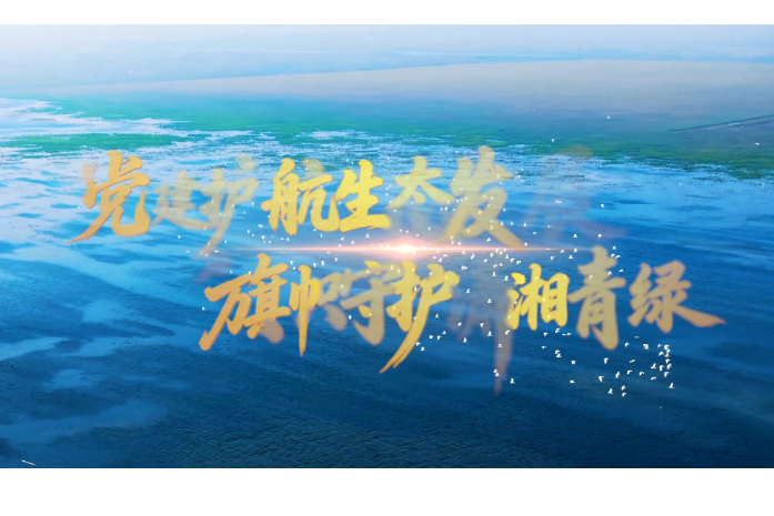 《向上的力量》旗帜守护潇湘青绿