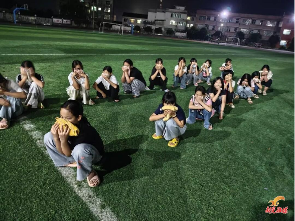 林冲镇学校：深夜砺精兵 防患于未“燃”