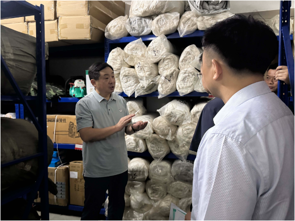 符家盛调研应急物资储备管理工作