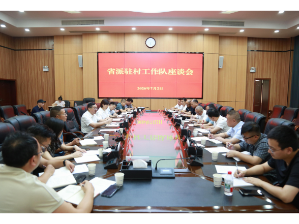 我县省派驻村工作队座谈会召开