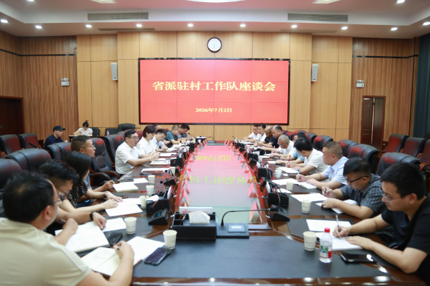 我县省派驻村工作队座谈会召开