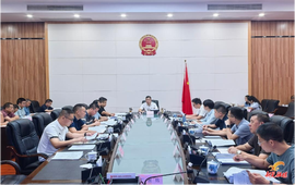 杨凯程主持召开县政府常务会议