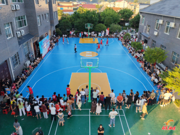 波洲镇村BA篮球赛圆满落幕