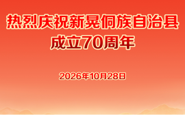 海报 | 热烈庆祝新晃侗族自治县成立70周年