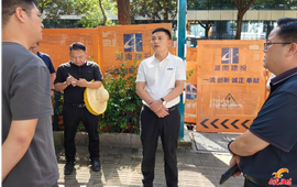 曾永军现场调研重点建设项目情况