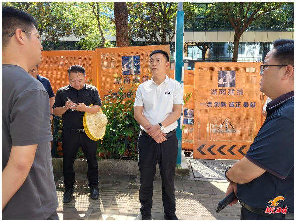 曾永军现场调研重点建设项目情况