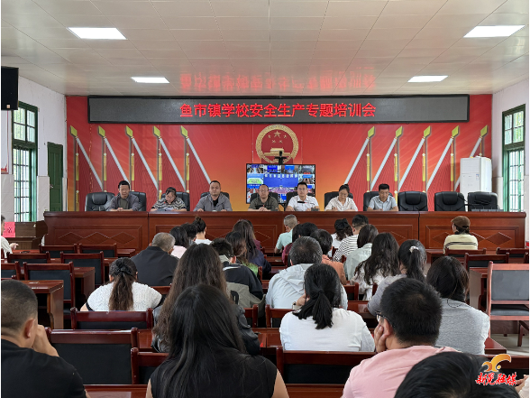 鱼市镇：校园安全专题培训 拧紧秋季开学“安全阀”
