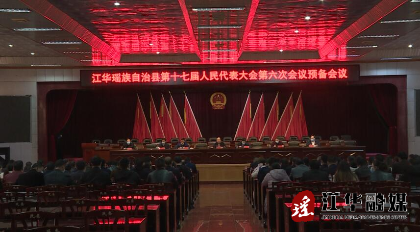 县第十七届人民代表大会第六次会议预备会议召开