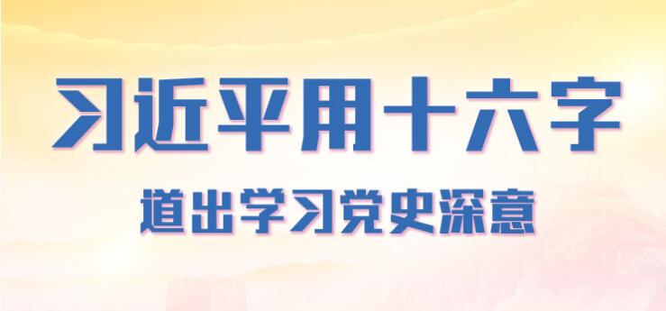 联播+丨习近平用十六字 道出学习党史深意