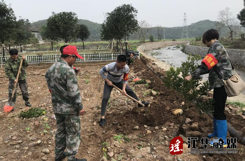 涔天河镇：义务植树助力乡村振兴   