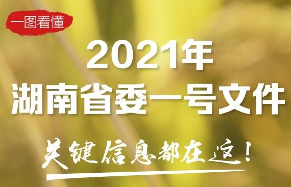 一图看懂2021年湖南省委一号文件，关键信息都在这！