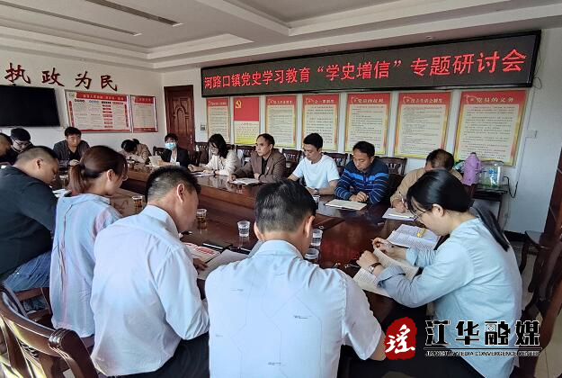 河路口镇组织召开党史学习教育“学史增信”专题研讨会