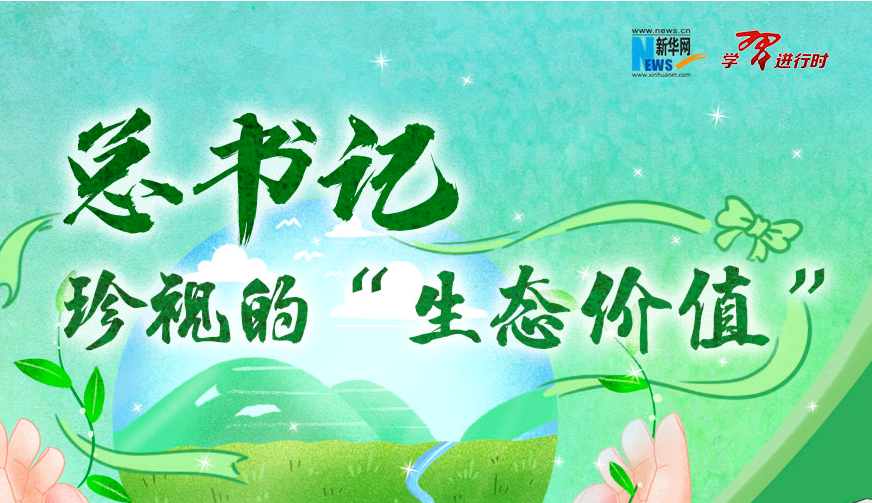 学习进行时 | 总书记珍视的“生态价值”