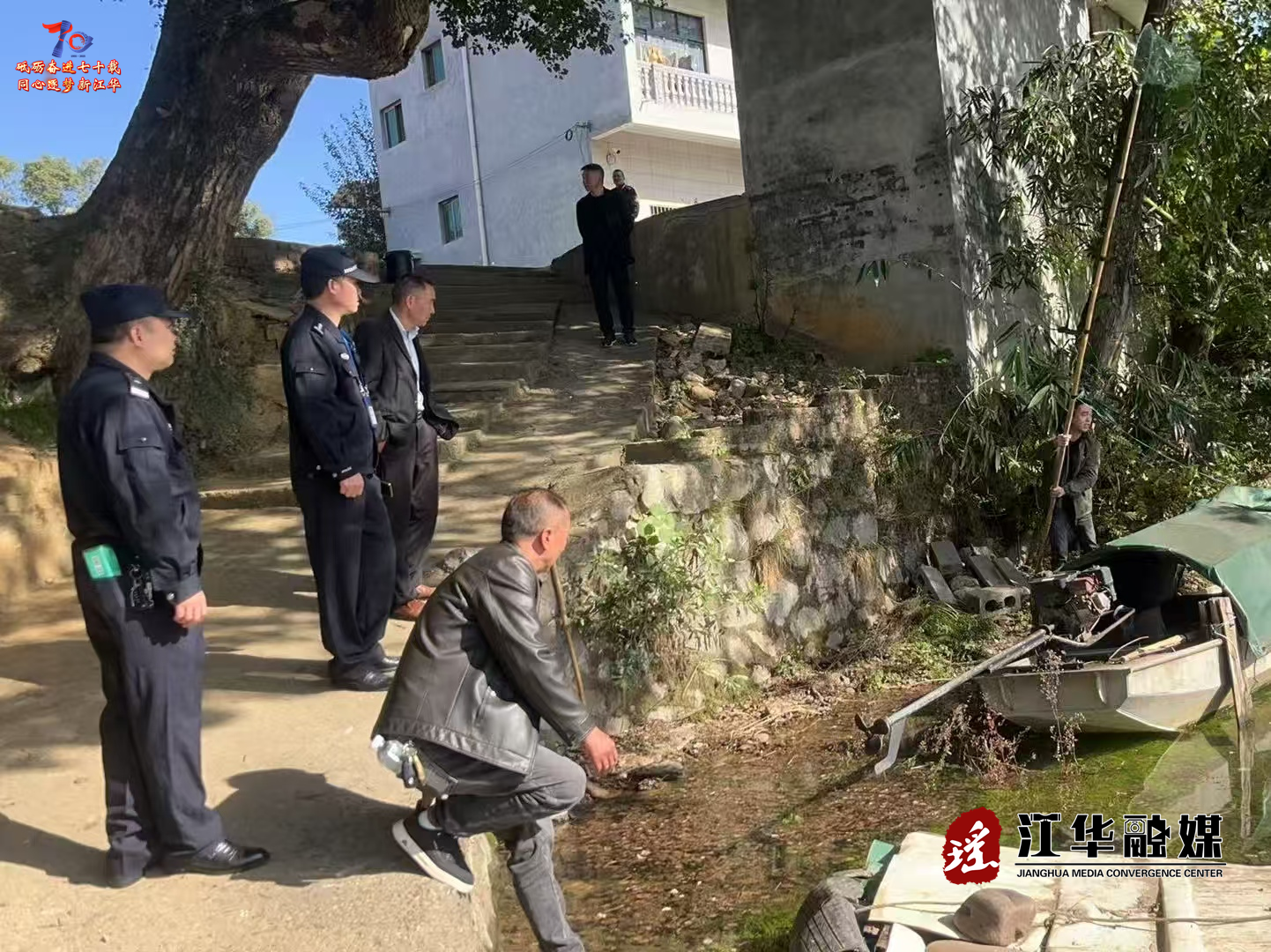 江华开展冬季禁渔退捕联合行动