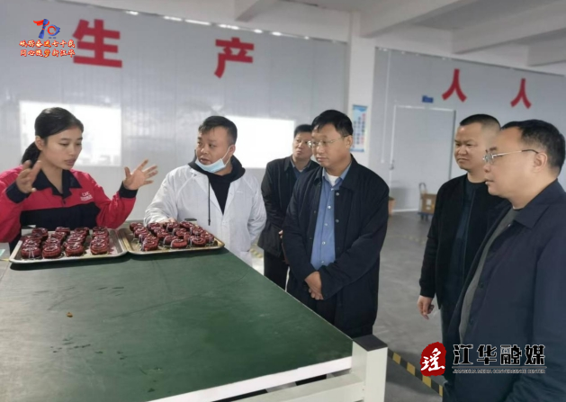 江华人大常委会调研园区企业发展情况