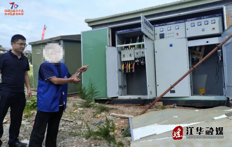 江华警方深夜布控 工地窃贼落网