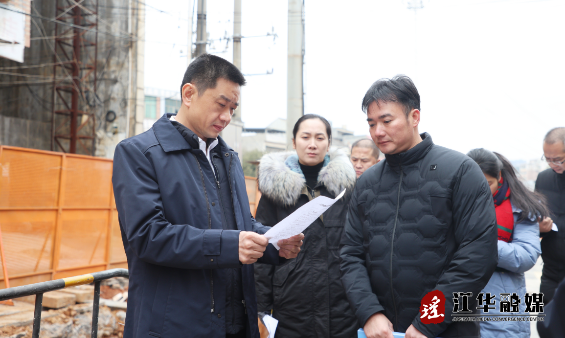 江华：袁章中带队调研重点项目建设情况