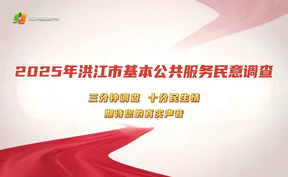 【微视频】三分钟调查 十分民生情——2025年洪江市基本公共服务民意调查