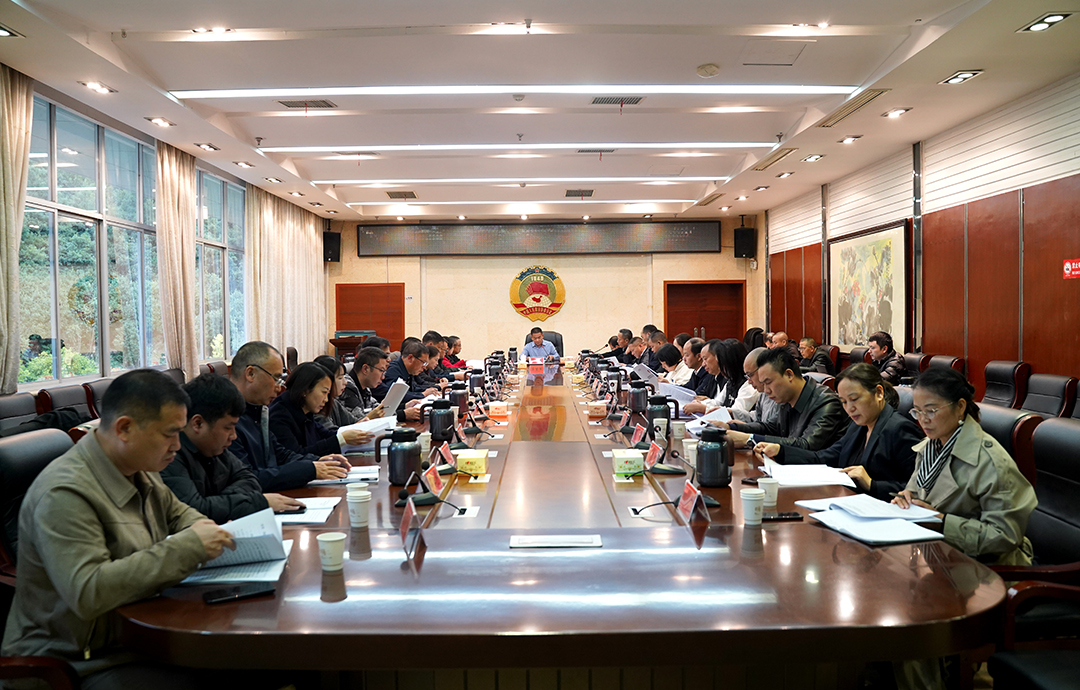 政协洪江市第六届委员会常务委员会第二十次会议召开