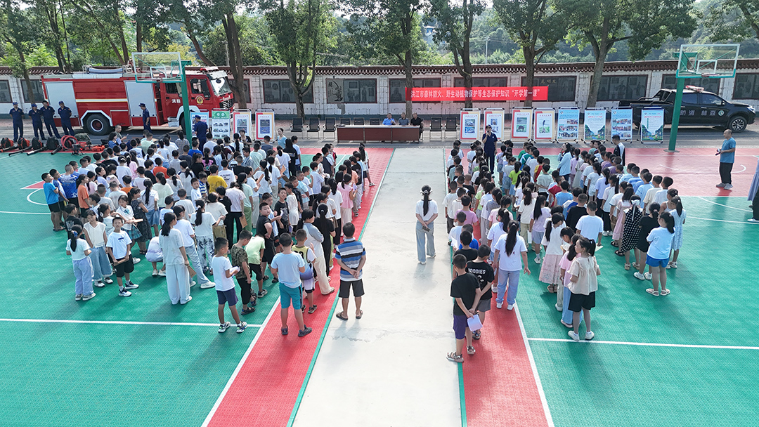 洪江市：开学第一课“护绿”