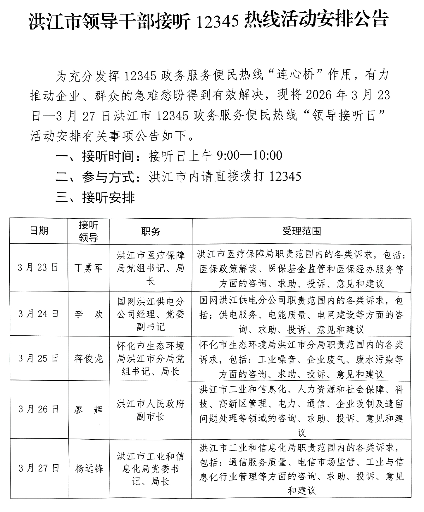 洪江市领导干部接听12345热线活动安排3.22-1.jpg
