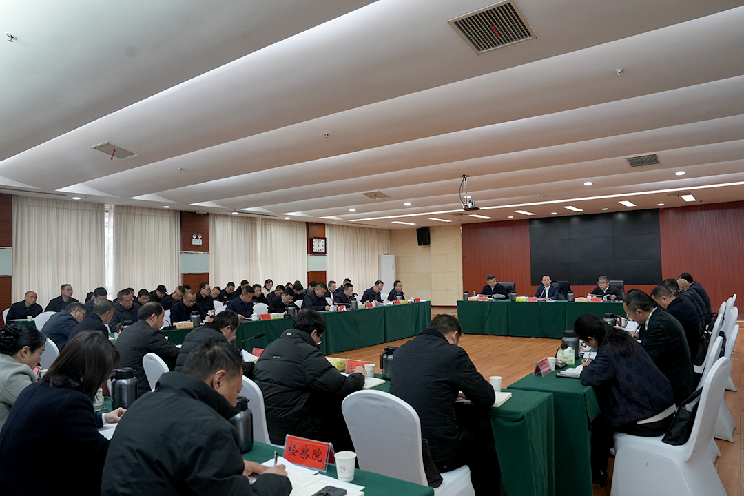 郑小胡主持召开市委党的建设工作领导小组会议