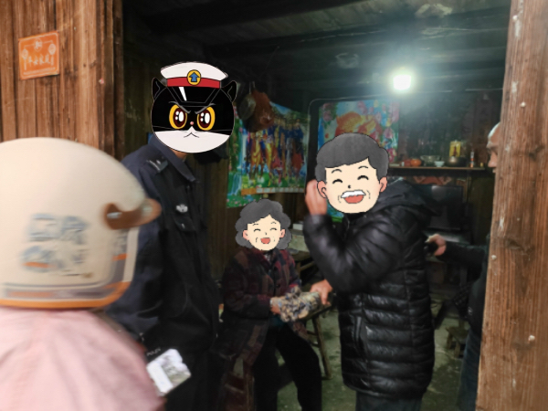 路上遇见“警”，温暖回家路——市公安局沙湾派出所暖心救助摔倒老人