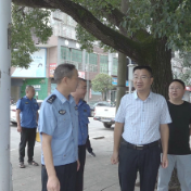黄力调研督查创建省级文明城市整治工作