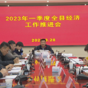 2023年一季度全县经济工作推进会召开