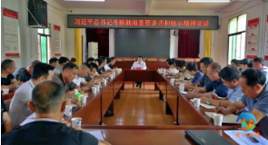 开展“四下基层”调研生态环保并到金紫仙镇宣讲习近平总书记考察湖南重要讲话和指示精神