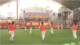 2024年全国柔力球大篷车公益惠民推广万里行活动走进安仁
