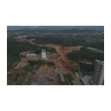 茶常高速安仁东互通连接线延伸段工程路基土方即将打通