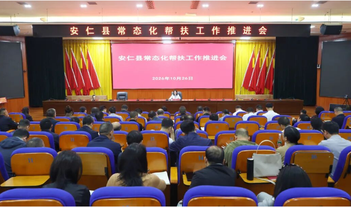 全县常态化帮扶工作推进会召开
