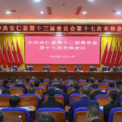 县委十三届十七次全体会议召开