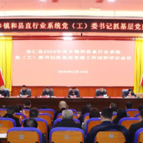 县委召开2024年乡镇和县直行业系统党（工）委书记抓基层党建工作述职评议会议