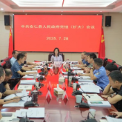 县政府党组理论学习中心组2025年第7次集体学习暨县政府党组（扩大）会召开