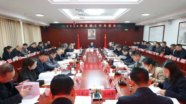 我县召开县委工作务虚会