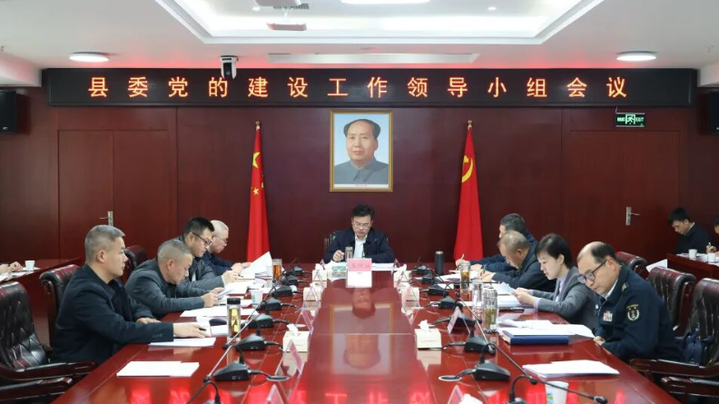 县委党的建设工作领导小组会议召开：牢固树立和践行正确政绩观 高标准高质量推动学习教育走深走实