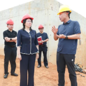 樊未调研重点项目建设工作