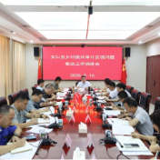 我县召开乡村振兴审计反馈问题整改工作调度会
