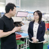 樊未调研园区企业发展工作