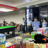 县公安局开展统一清查行动和“显性用警”亮灯行动